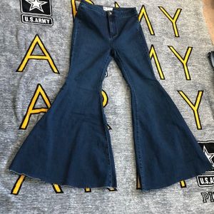 Free People Float On Flare Jeans.